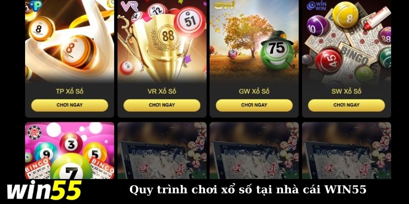 Quy trình chơi xổ số WIN55 cực kỳ đơn giản